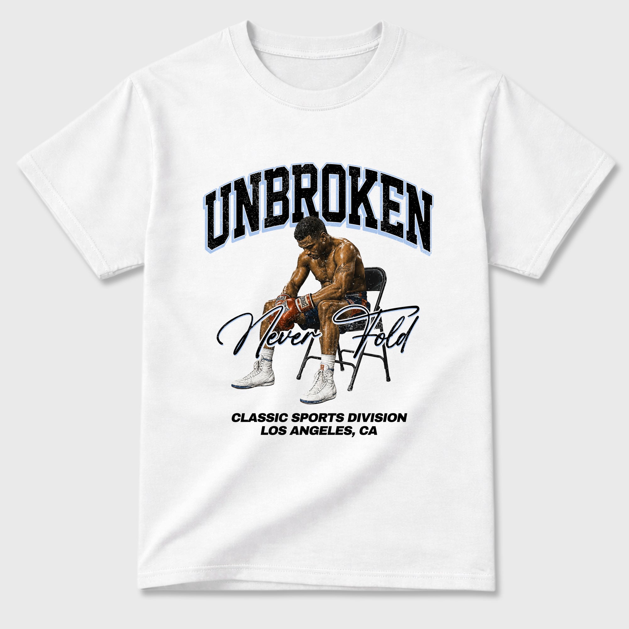 Unbroken Graphic T-Shirt featuring original streetwear artwork designed to match the Air Jordan 6 Black and White. White 2 Graphic T-Shirt.