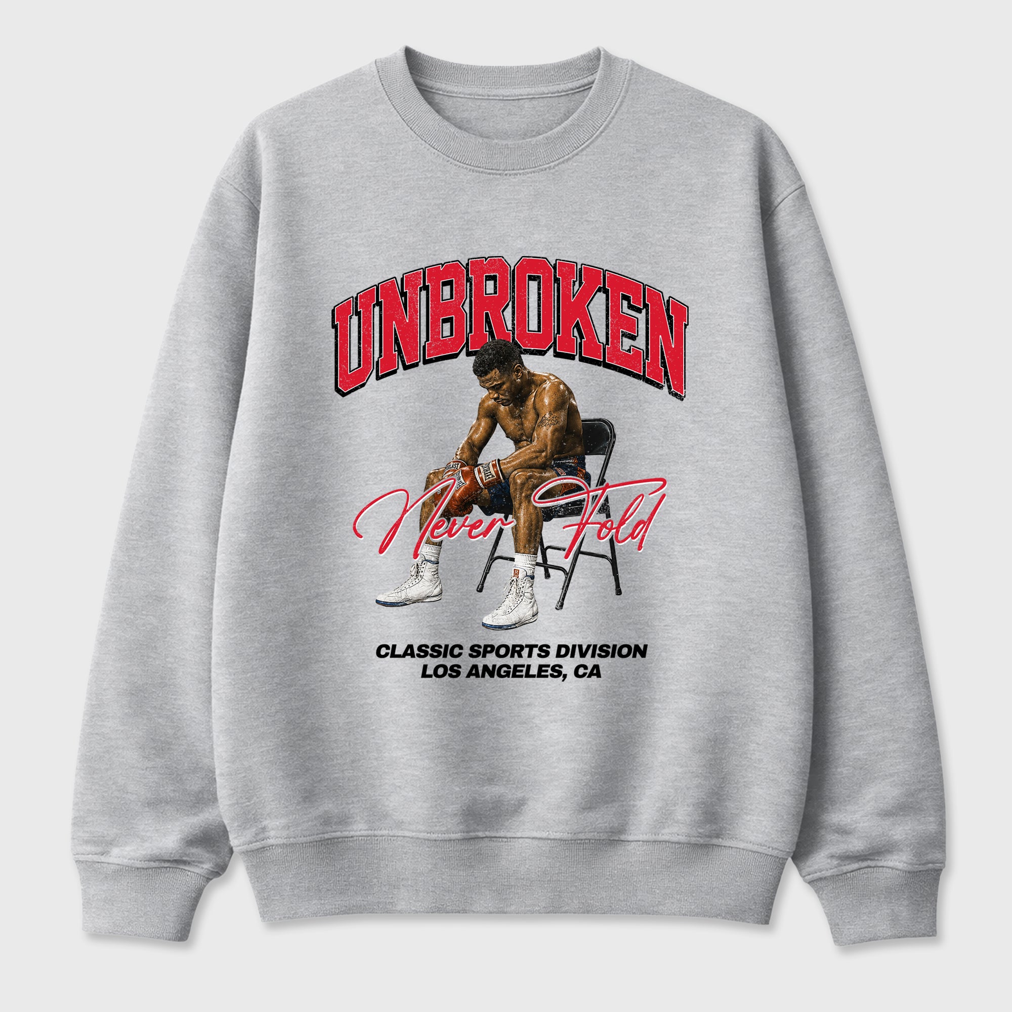 Unbroken Graphic T-Shirt featuring original streetwear artwork designed to match the Air Max 95 Reverse Solar Red. Heather Grey 2 Graphic Tee.