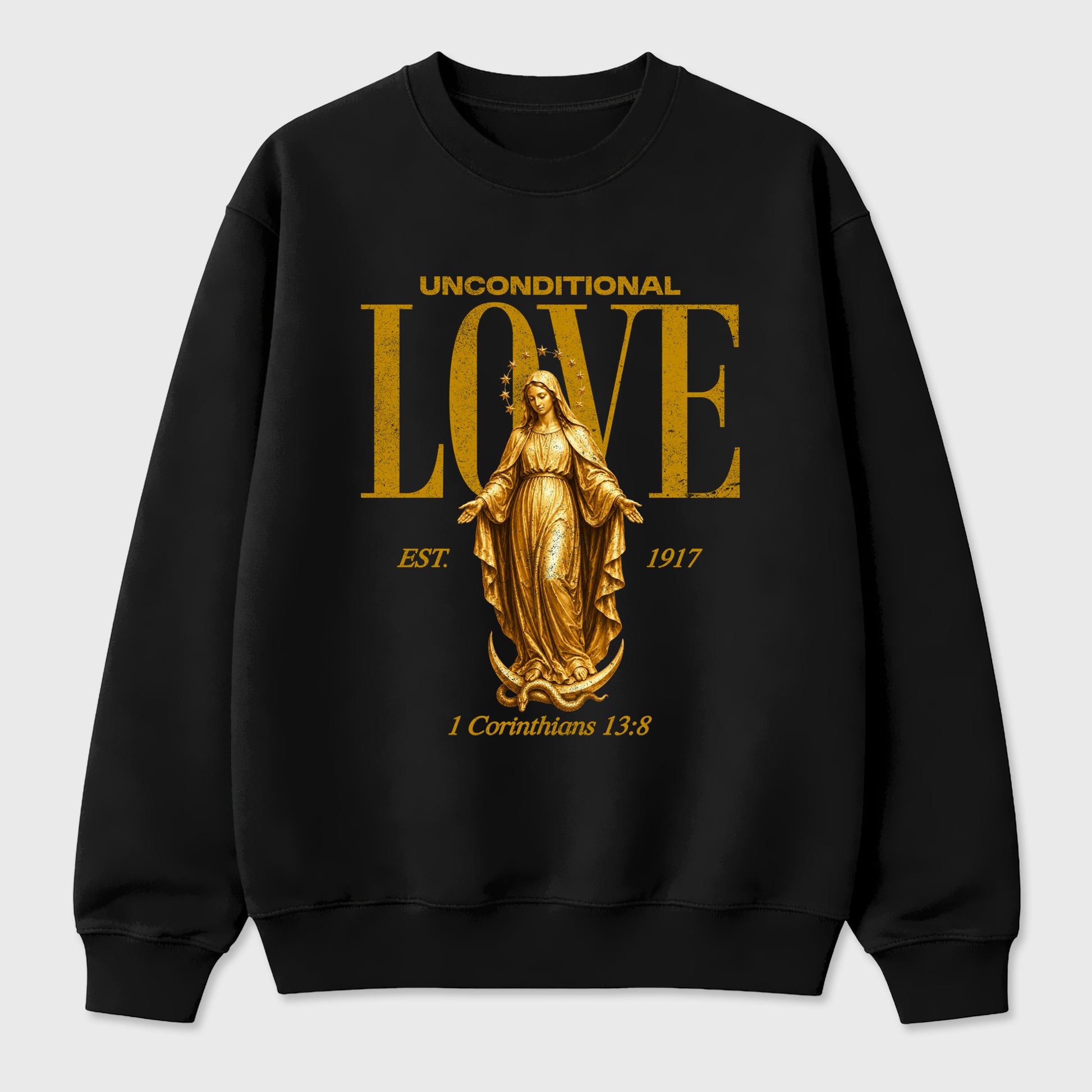 Sneaker match tees – Sneaker Tees To Match Air Jordan 1 Mother's Day Shoes – Unconditional Love Tee Black 2