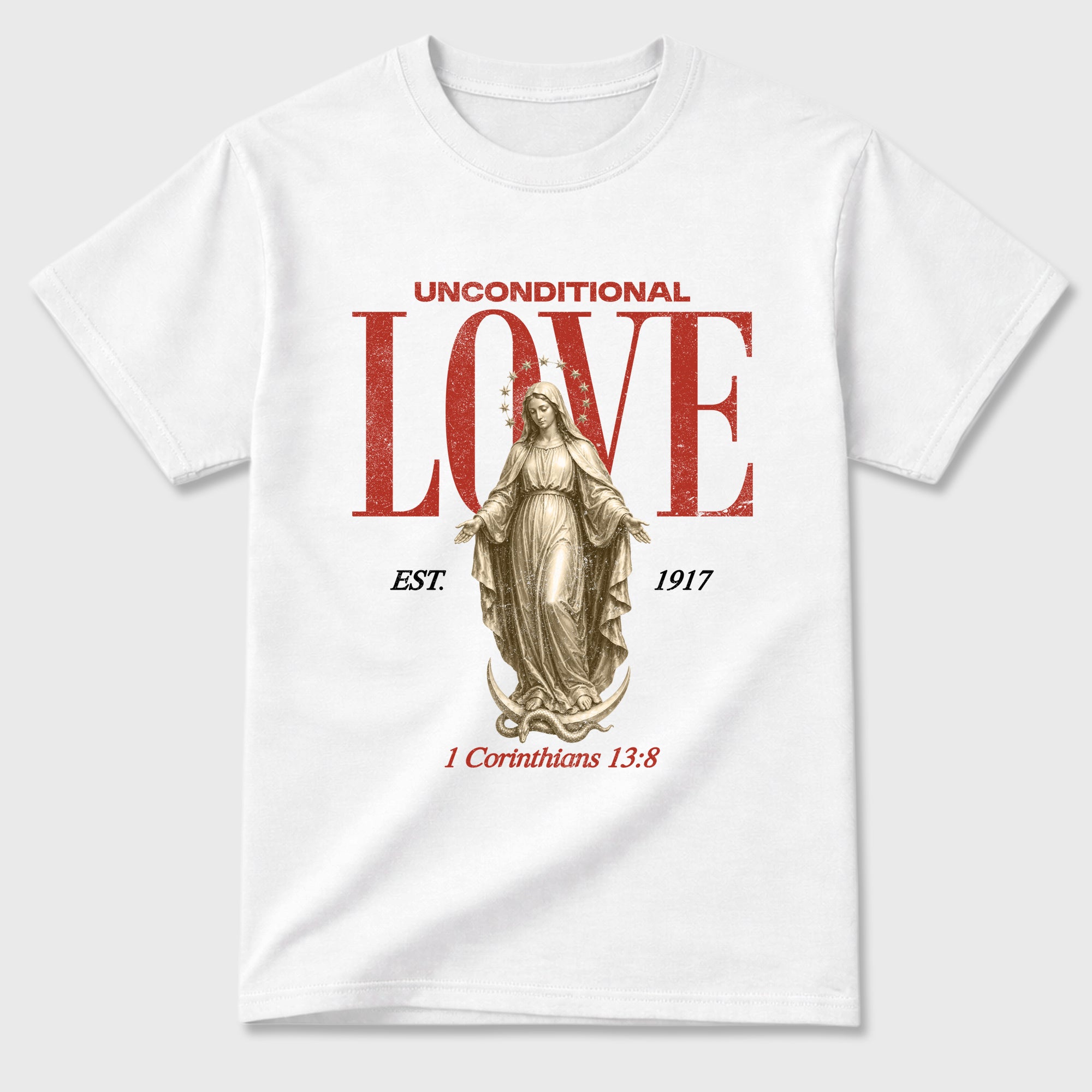 Sneaker match tees – Sneaker Tees To Match Air Jordan 4 Brick After Brick Shoes – Unconditional Love Tee White 2