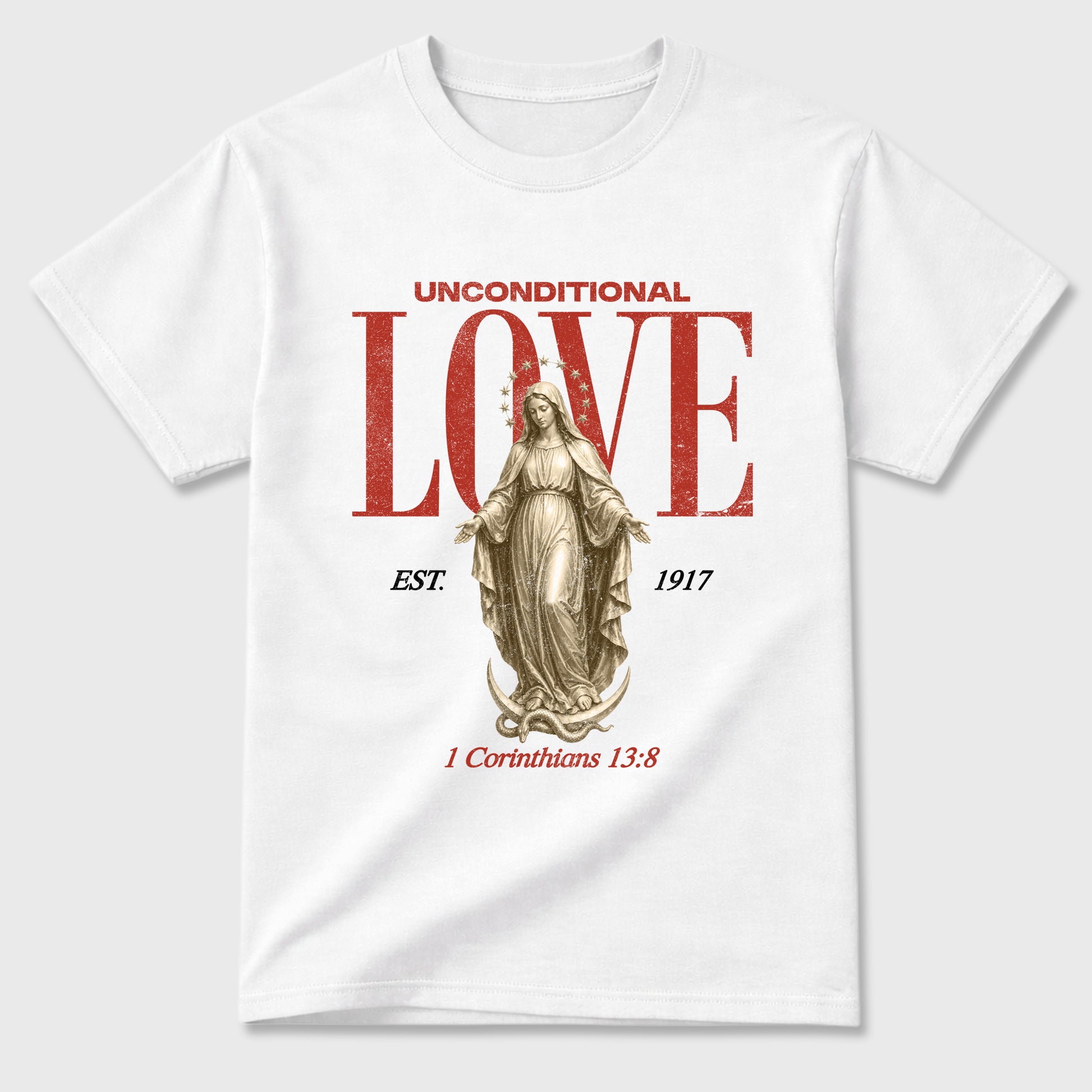 Sneaker match tees – Sneaker Tees To Match Air Jordan 4 Brick After Brick Shoes – Unconditional Love Tee White 2