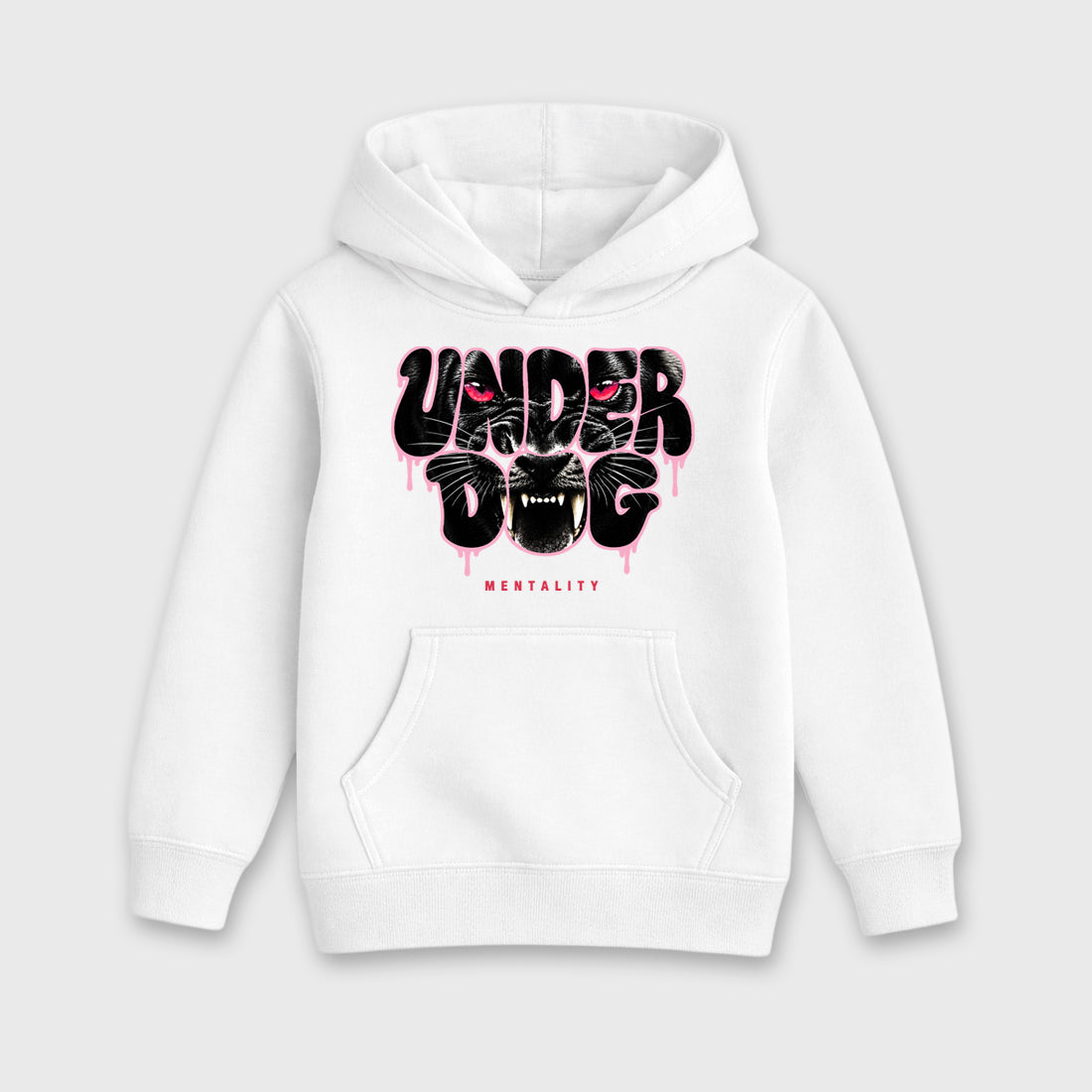 Under Dog affordable baby and kids t-shirt designed to match the Air Jordan 1 Travis Scott Tropical Pink, featuring coordinated White 2 options for the perfect little sneakerhead streetwear look.