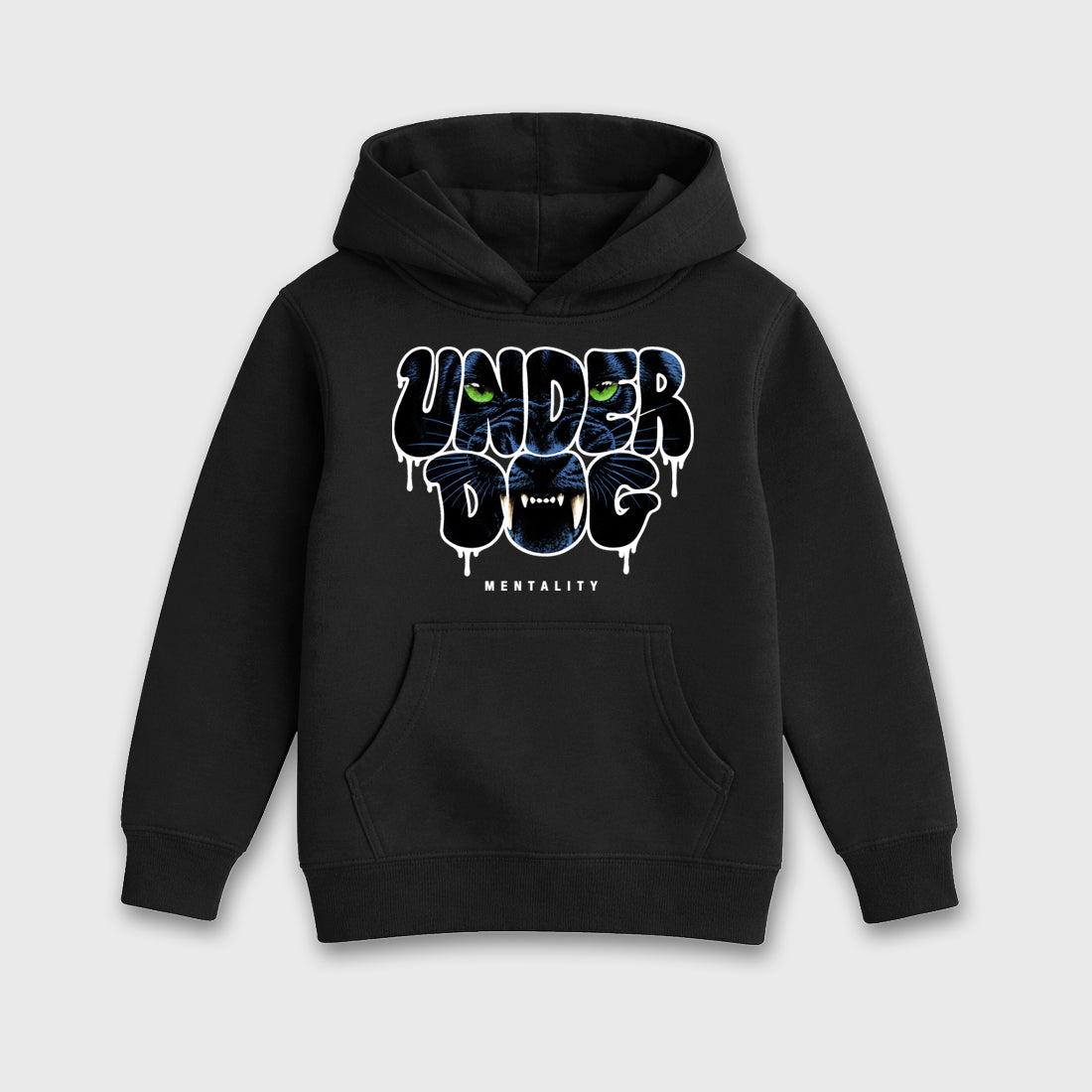Under Dog Baby & Kids Graphic Hoodie featuring original artwork designed to match the Air Jordan 13 Flint. Black 2 Kids Graphic Sweater.