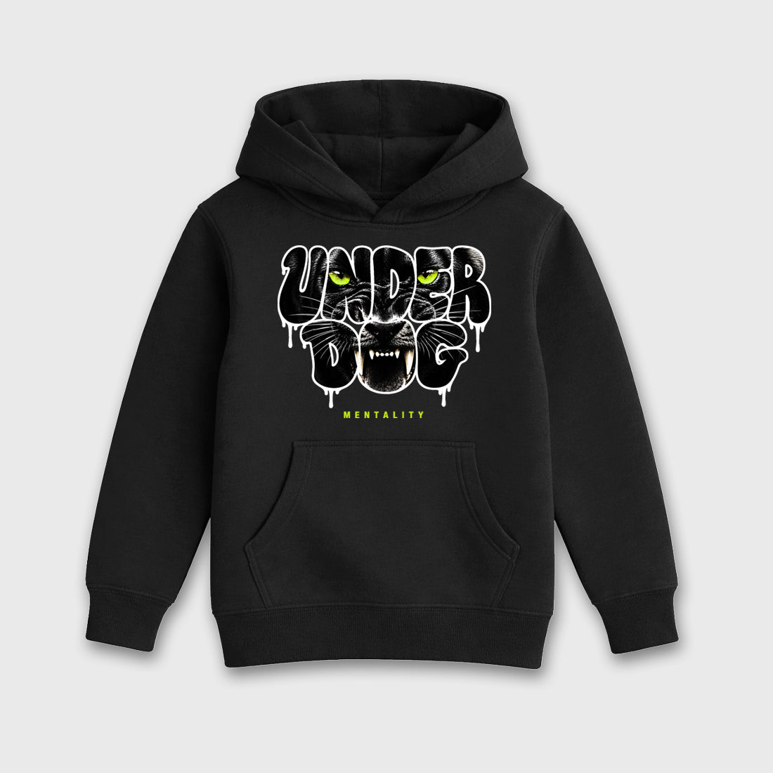 Sneaker match tees – Sneaker Tees To Match Air Foamposite Pro Black Shoes – Under Dog Mentality Kids T-Shirt Black 2