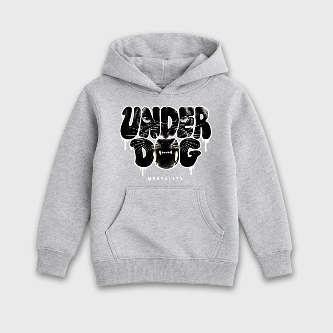 Sneaker match tees – Sneaker Tees To Match Air Jordan 6 Cap and Gown Shoes – Under Dog Mentality Kids T-Shirt Heather Grey 2