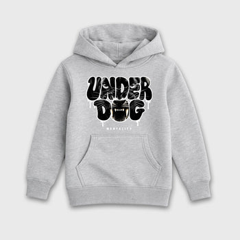 Sneaker match tees – Sneaker Tees To Match Air Jordan 6 Cap and Gown Shoes – Under Dog Mentality Kids T-Shirt Heather Grey 2