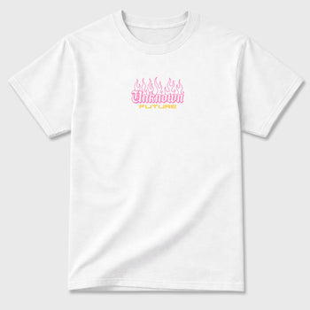 Unknown Future Graphic T-Shirt sneaker match tee designed for the 4s Comic, featuring coordinated color options for a perfect streetwear match. White shirt.