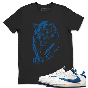 Sneaker match tees – Sneaker Tees To Match Air Jordan 1 x Travis Scott x Fragment Shoes – Unleashed Black Cat Tee Black 1