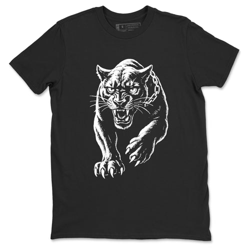 4s Black Cat Sneaker match tees – Sneaker Tees To Match Air Jordan 4 Black Cat Shoes – Unleashed Black Cat Tee Black 2