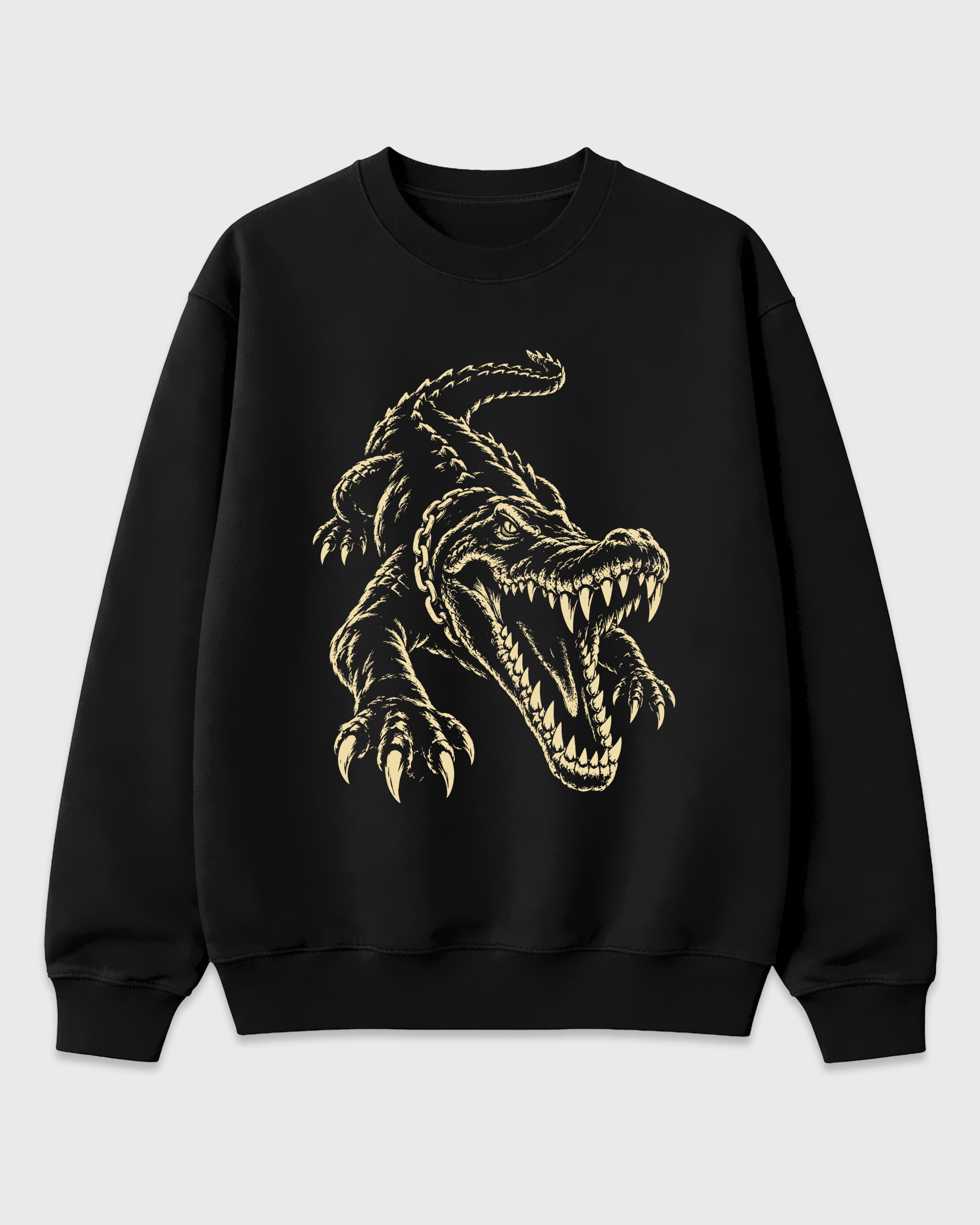 Unleashed Predator Graphic T-Shirt featuring original streetwear artwork designed to match the Air Jordan 4 X J Balvin 'Amazonas'. Black 2 Graphic Tee.