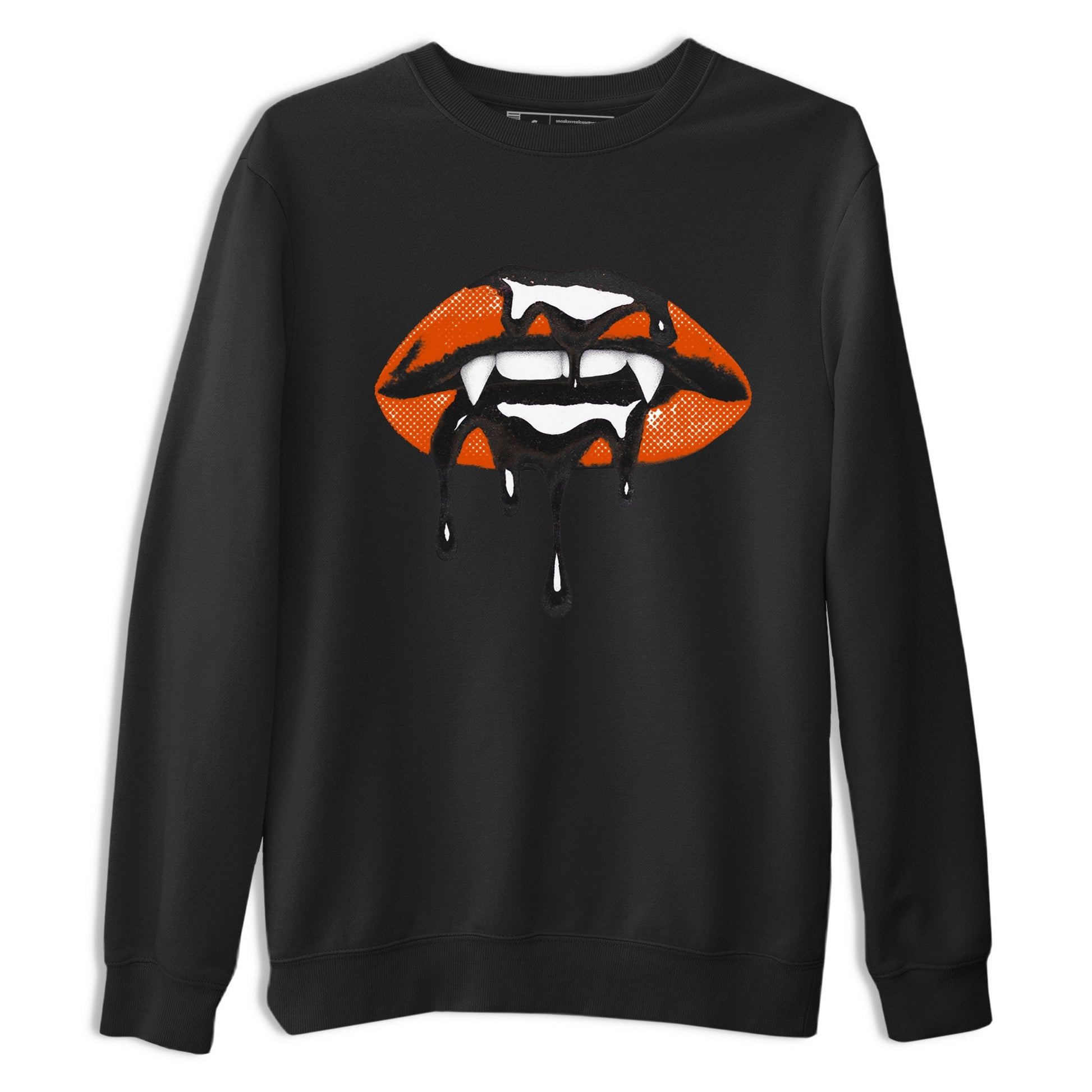 Sneaker match tees – Sneaker Threads To Match Air Jordan 1 Shattered Backboard Shoes – Vampire Lips Tee Black 2