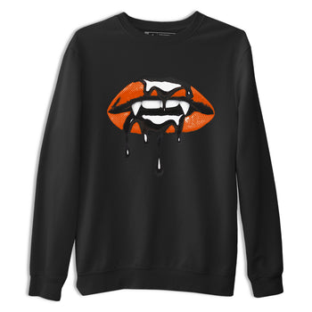 Sneaker match tees – Sneaker Threads To Match Air Jordan 1 Shattered Backboard Shoes – Vampire Lips Tee Black 2