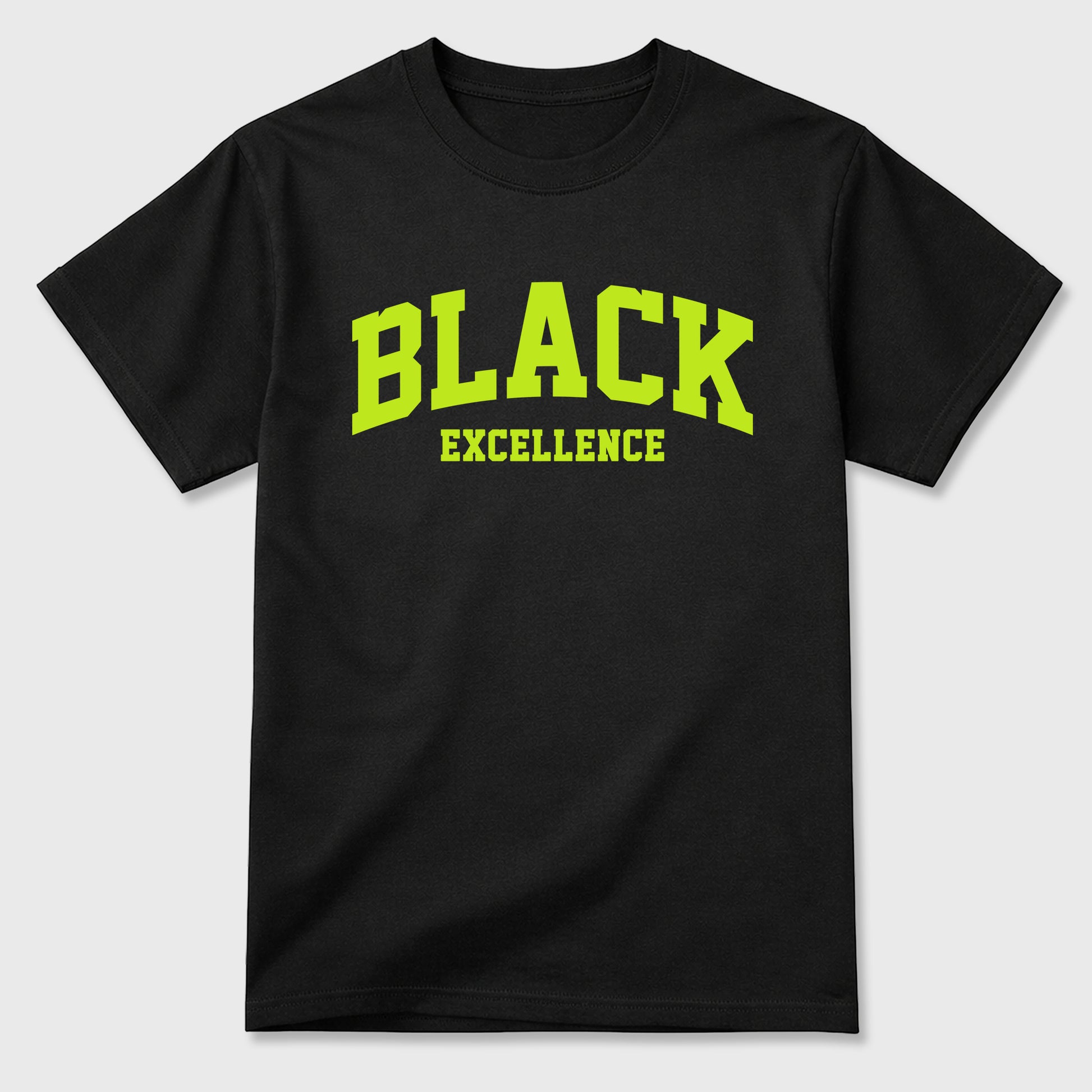 Sneaker match tees – Sneaker Tees To Match Air Foamposite Pro Black Shoes – Varsity Black Excellence Tee Black 2
