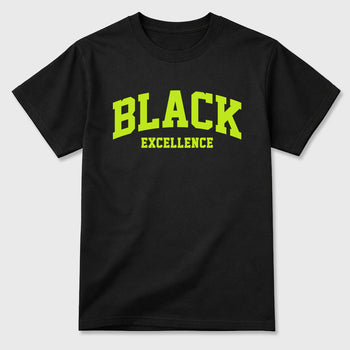 Sneaker match tees – Sneaker Tees To Match Air Foamposite Pro Black Shoes – Varsity Black Excellence Tee Black 2