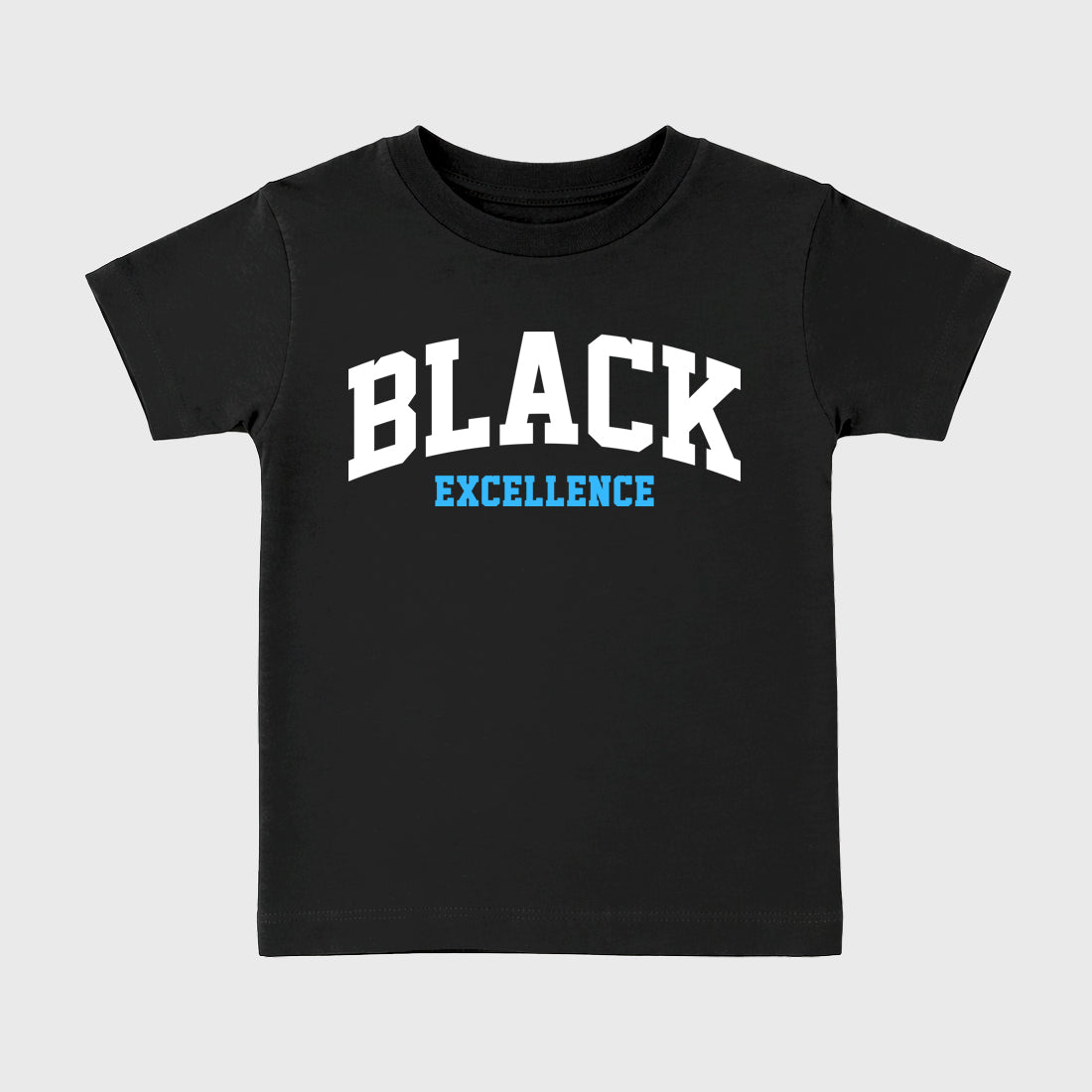Best Sneakerfit Graphic Tee. Graphic Outfits. Sneaker Tees To Match Air Foamposite Pro University Blue Sneakers – Varsity Black Excellence Kids T-Shirt Black 2
