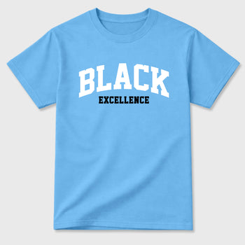 Best Sneakerfit Graphic Tee. Graphic Outfits. Sneaker Tees To Match Air Foamposite Pro University Blue Sneakers – Varsity Black Excellence Tee Carolina Blue 2