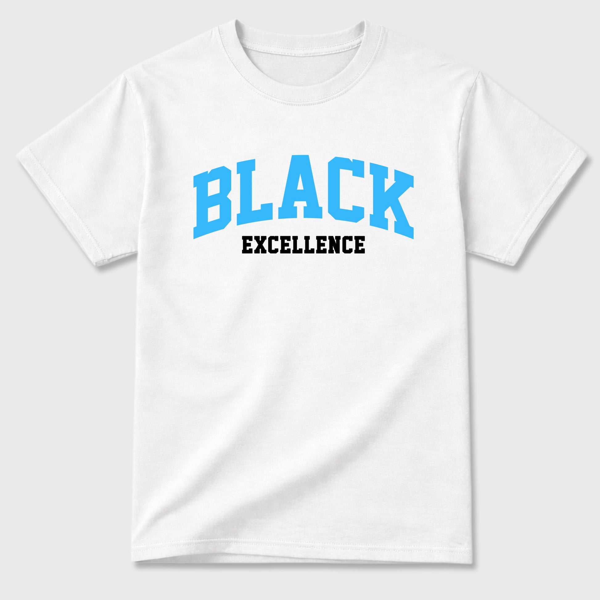 Best Sneakerfit Graphic Tee. Graphic Outfits. Sneaker Tees To Match Air Foamposite Pro University Blue Sneakers – Varsity Black Excellence Tee White 2