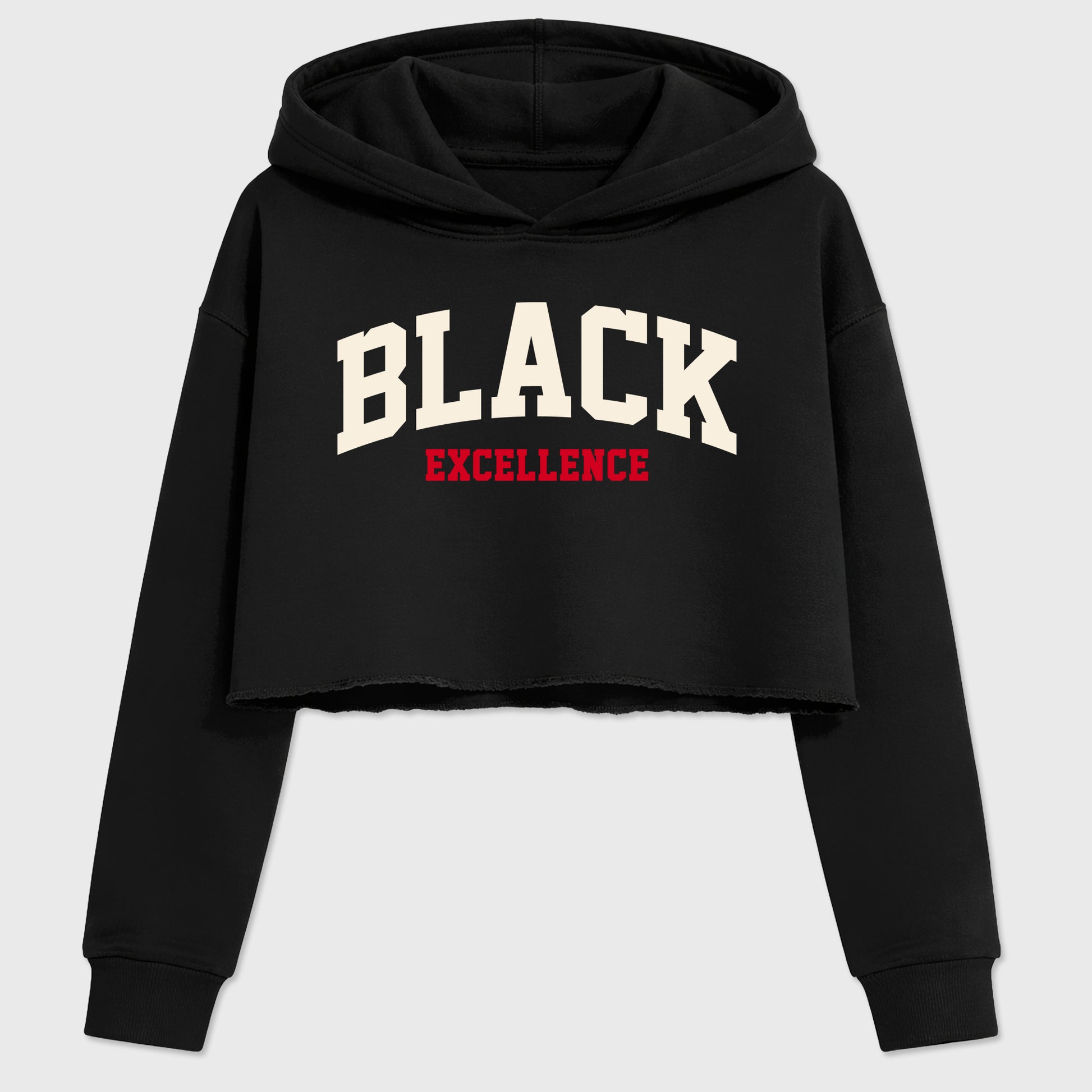 Sneaker match tees – Sneaker Tees To Match Air Jordan 1 Flight Club Shoes – Varsity Black Excellence Crop T-Shirt Black 2