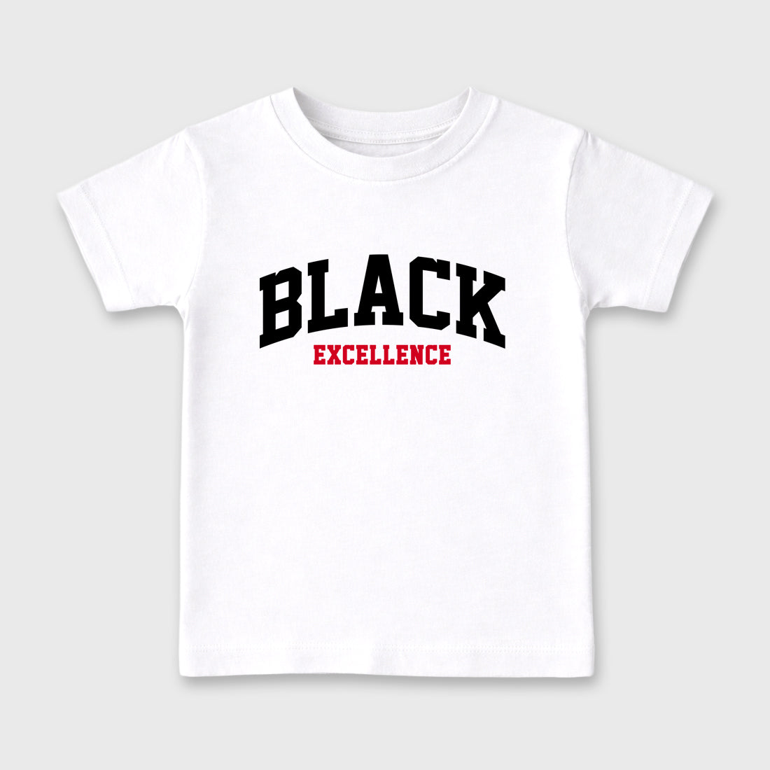 Sneaker match tees – Sneaker Tees To Match Air Jordan 1 Flight Club Shoes – Varsity Black Excellence Kids T-Shirt White 2