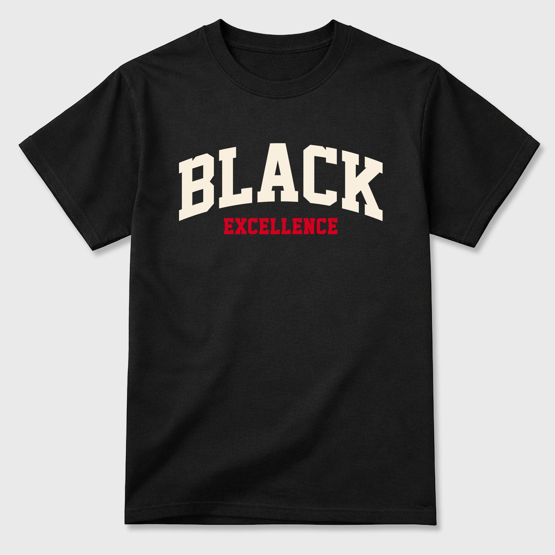 Sneaker match tees – Sneaker Tees To Match Air Jordan 1 Flight Club Shoes – Varsity Black Excellence Tee Black 2
