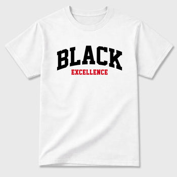 Sneaker match tees – Sneaker Tees To Match Air Jordan 1 Flight Club Shoes – Varsity Black Excellence Tee White 2