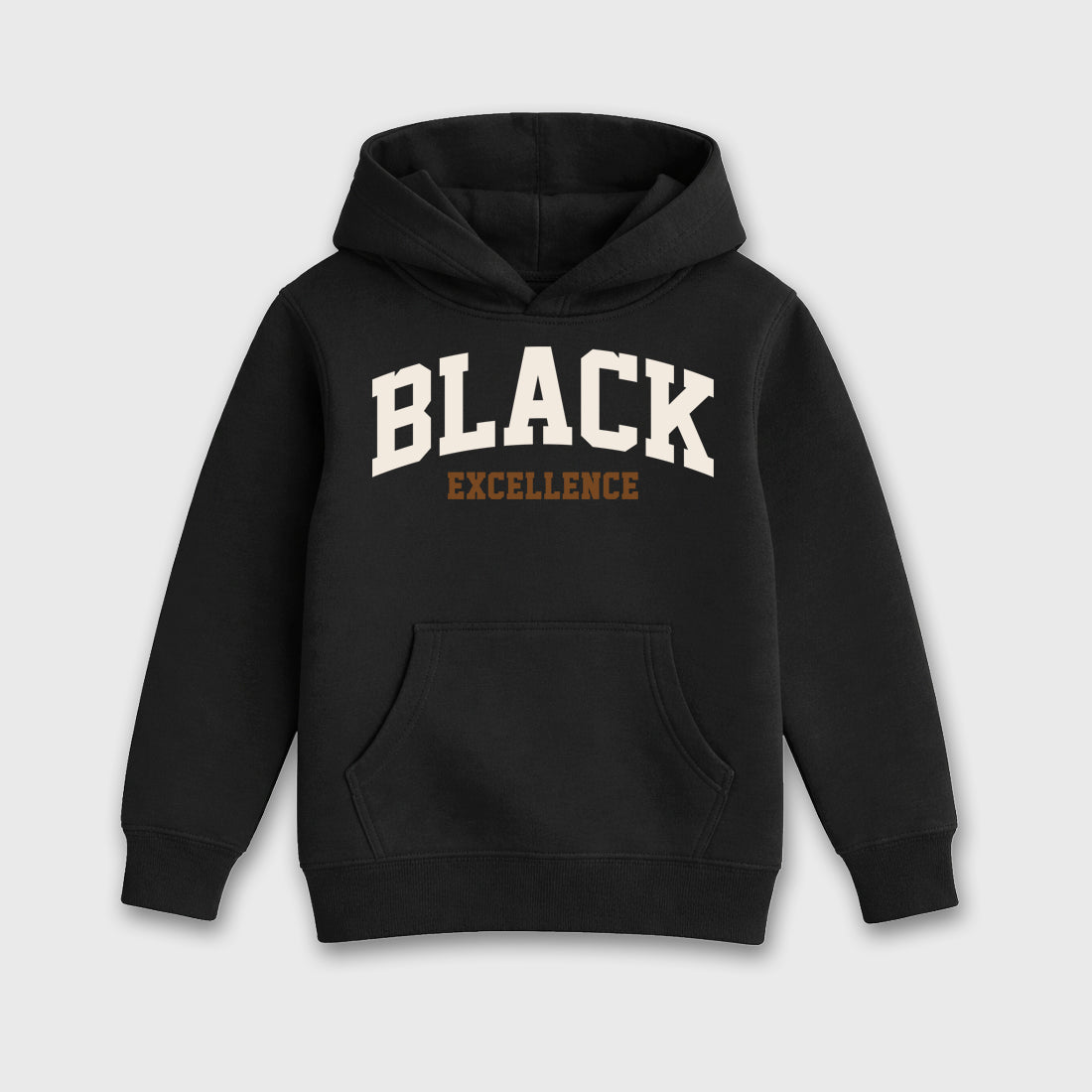 Varsity Black Excellence Baby & Kids Graphic Hoodie featuring original artwork designed to match the Air Jordan 1 Love Letter. Black 2 Kids Graphic Sweater.