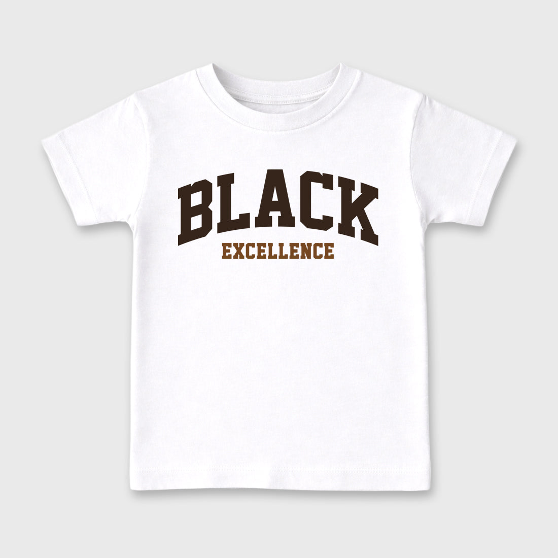 Varsity Black Excellence Baby & Kids Graphic T-Shirt featuring original artwork designed to match the Air Jordan 1 Love Letter. White 2 Kids Graphic Tee.