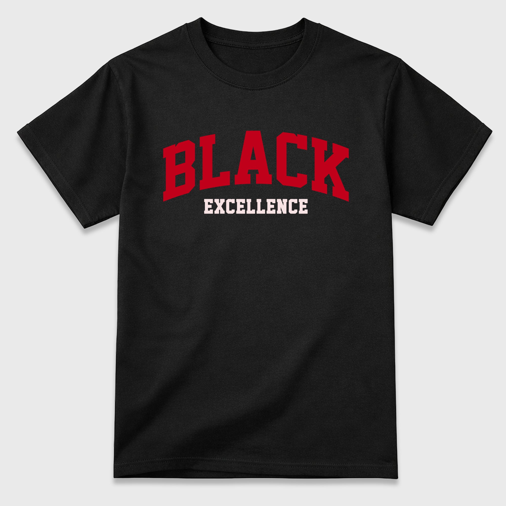 Varsity Black Excellence Graphic T-Shirt featuring original streetwear artwork designed to match the Air Jordan 1 Nails and Grails. Black 2 Graphic T-Shirt.