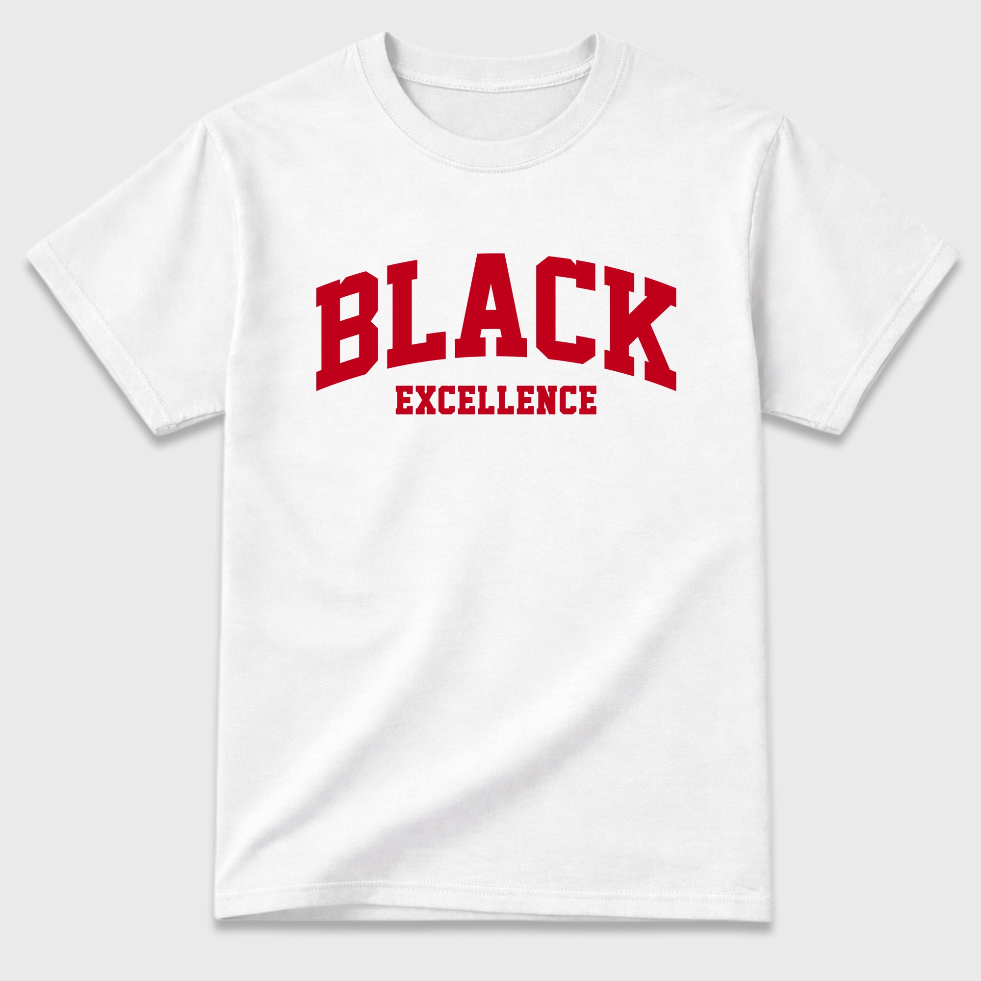 Varsity Black Excellence Graphic T-Shirt featuring original streetwear artwork designed to match the Air Jordan 1 Nails and Grails. White 2 Graphic T-Shirt.