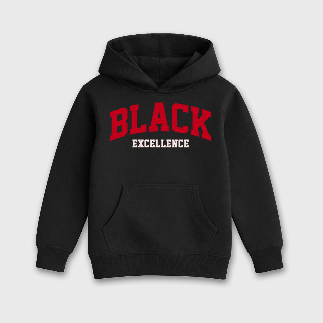Varsity Black Excellence Baby & Kids Graphic Hoodie featuring original artwork designed to match the Air Jordan 1 Nails and Grails. Black 2 Kids Graphic Sweater.