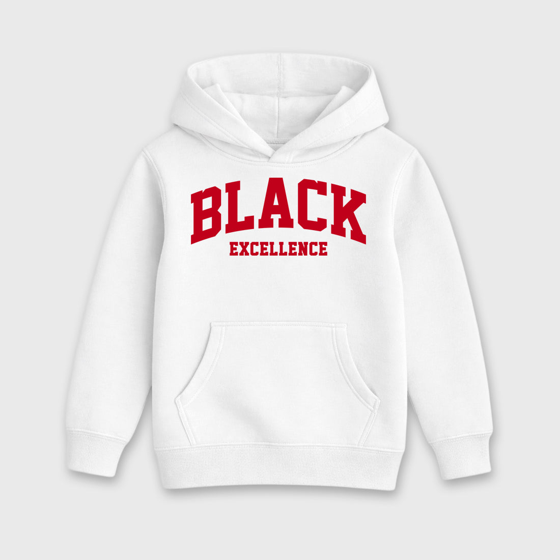 Varsity Black Excellence Baby & Kids Graphic Hoodie featuring original artwork designed to match the Air Jordan 1 Nails and Grails. White 2 Kids Graphic Sweater.