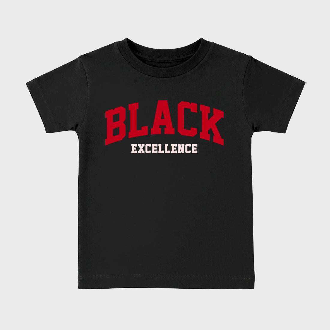 Varsity Black Excellence Baby & Kids Graphic T-Shirt featuring original artwork designed to match the Air Jordan 1 Nails and Grails. Black 2 Kids Graphic Tee.