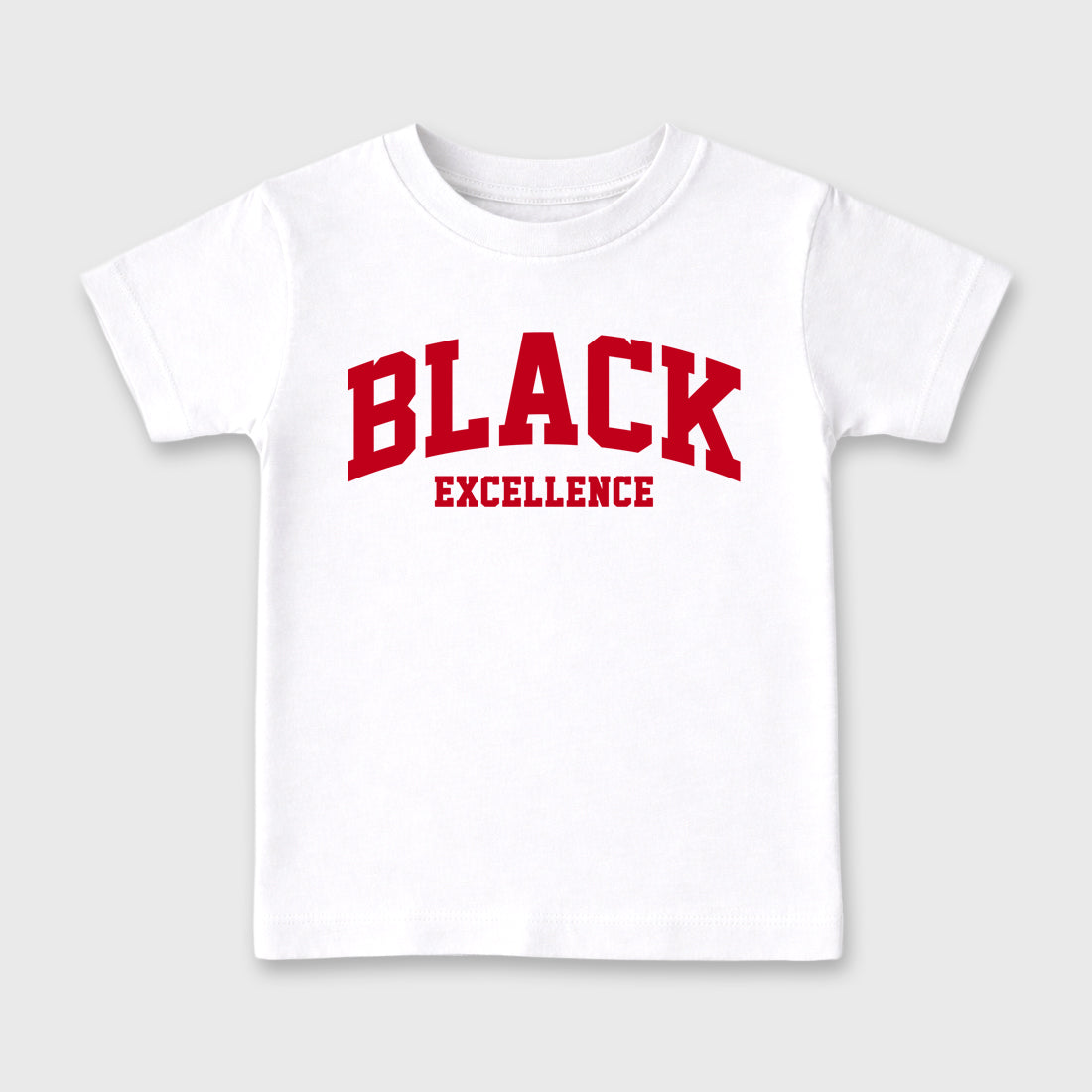 Varsity Black Excellence Baby & Kids Graphic T-Shirt featuring original artwork designed to match the Air Jordan 1 Nails and Grails. White 2 Kids Graphic Tee.