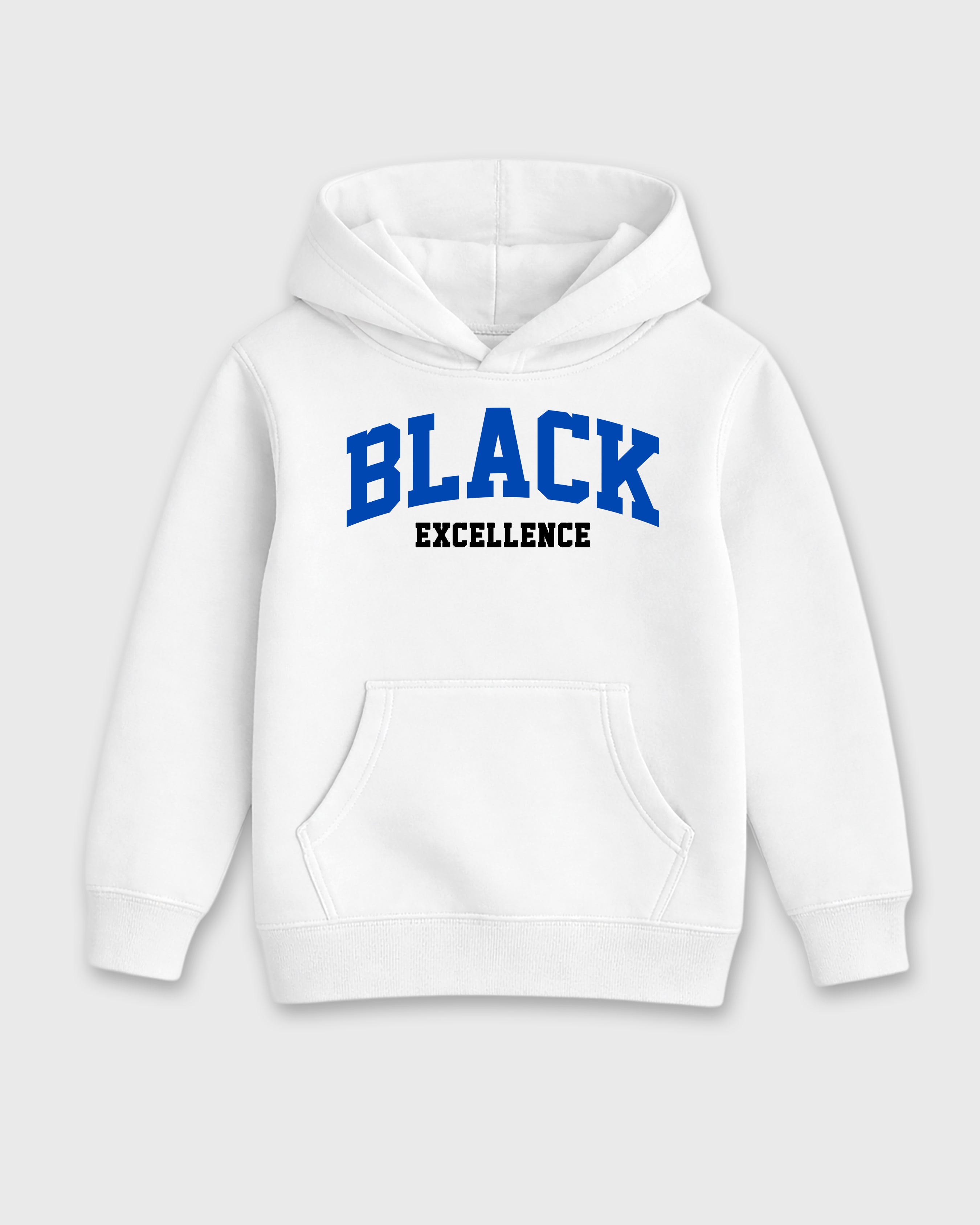 Varsity Black Excellence Baby & Kids Graphic Hoodie featuring original artwork designed to match the Air Jordan 1 Royal. White 2 Kids Graphic Sweater.