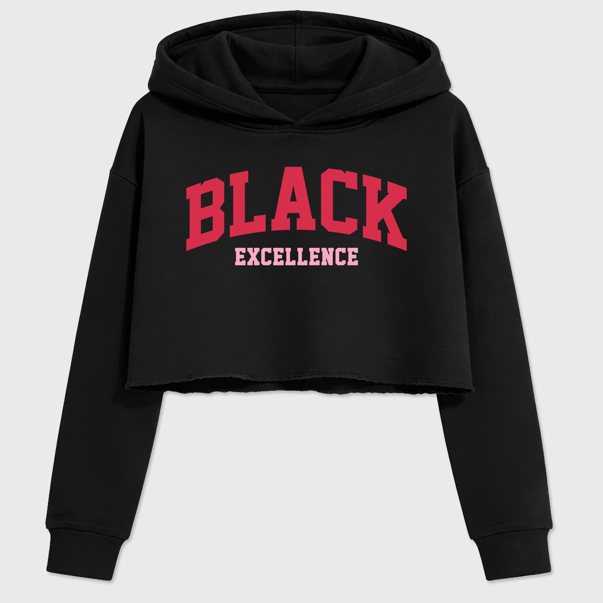 Perfect Sneakerhead Fashion Outfits – Sneaker Tees To Match Air Jordan 1 Low OG x Travis Scott Tropical Pink Shoes – Varsity Black Excellence Graphic Crop Top Black 2