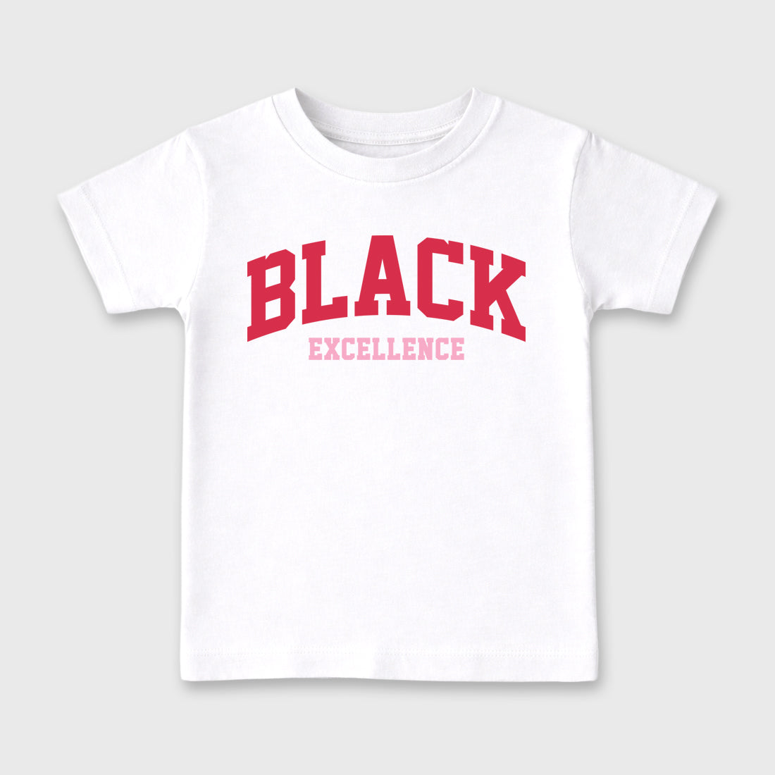 Perfect Sneakerhead Fashion Outfits – Sneaker Tees To Match Air Jordan 1 Low OG x Travis Scott Tropical Pink Shoes – Varsity Black Excellence Kids Graphic T-Shirt White 2