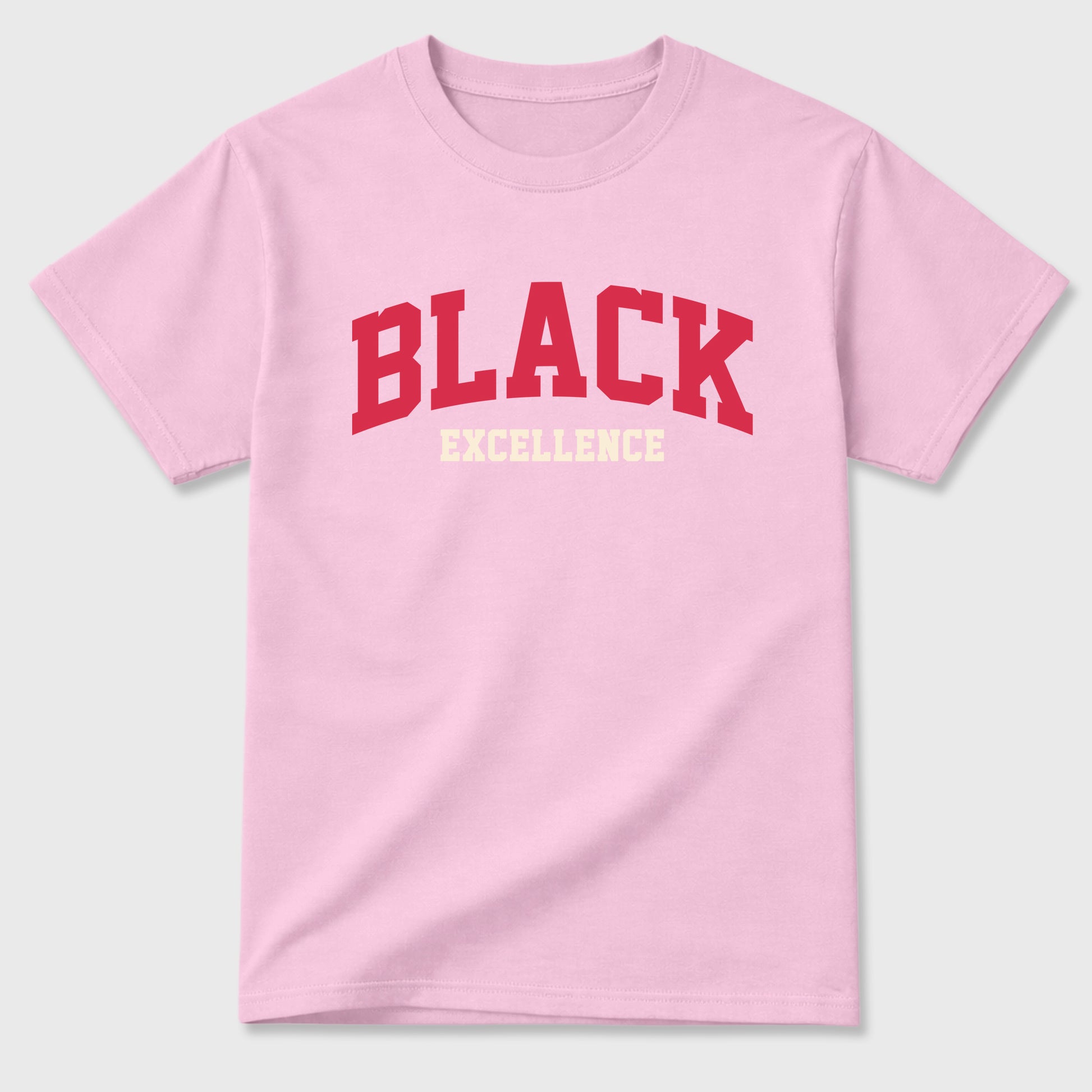 Perfect Sneakerhead Fashion Outfits – Sneaker Tees To Match Air Jordan 1 Low OG x Travis Scott Tropical Pink Shoes – Varsity Black Excellence Graphic Tee Pink 2