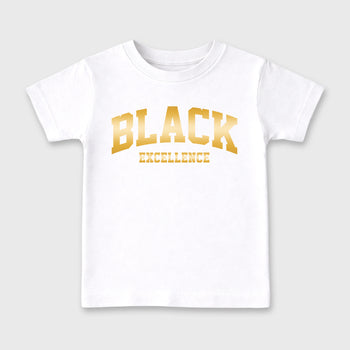 Sneaker match tees – Sneaker Tees To Match Air Jordan 11 Mother's Day Shoes – Varsity Black Excellence Kids T-Shirt White 2