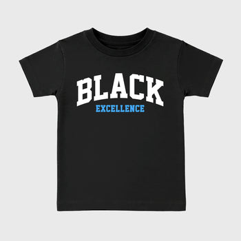 Sneaker match tees – Sneaker Tees To Match Air Jordan 11 University Blue Shoes – Varsity Black Excellence Kids T-Shirt Black 2
