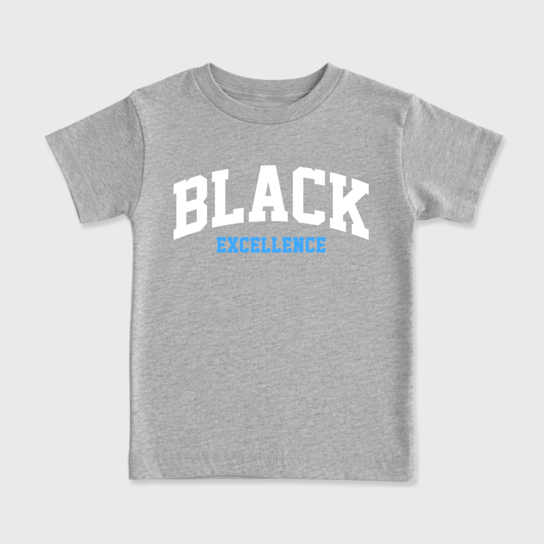 Sneaker match tees – Sneaker Tees To Match Air Jordan 11 University Blue Shoes – Varsity Black Excellence Kids T-Shirt Heather Grey 2