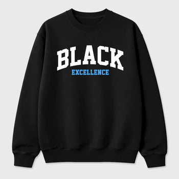 Sneaker match tees – Sneaker Tees To Match Air Jordan 11 University Blue Shoes – Varsity Black Excellence Tee Black 2