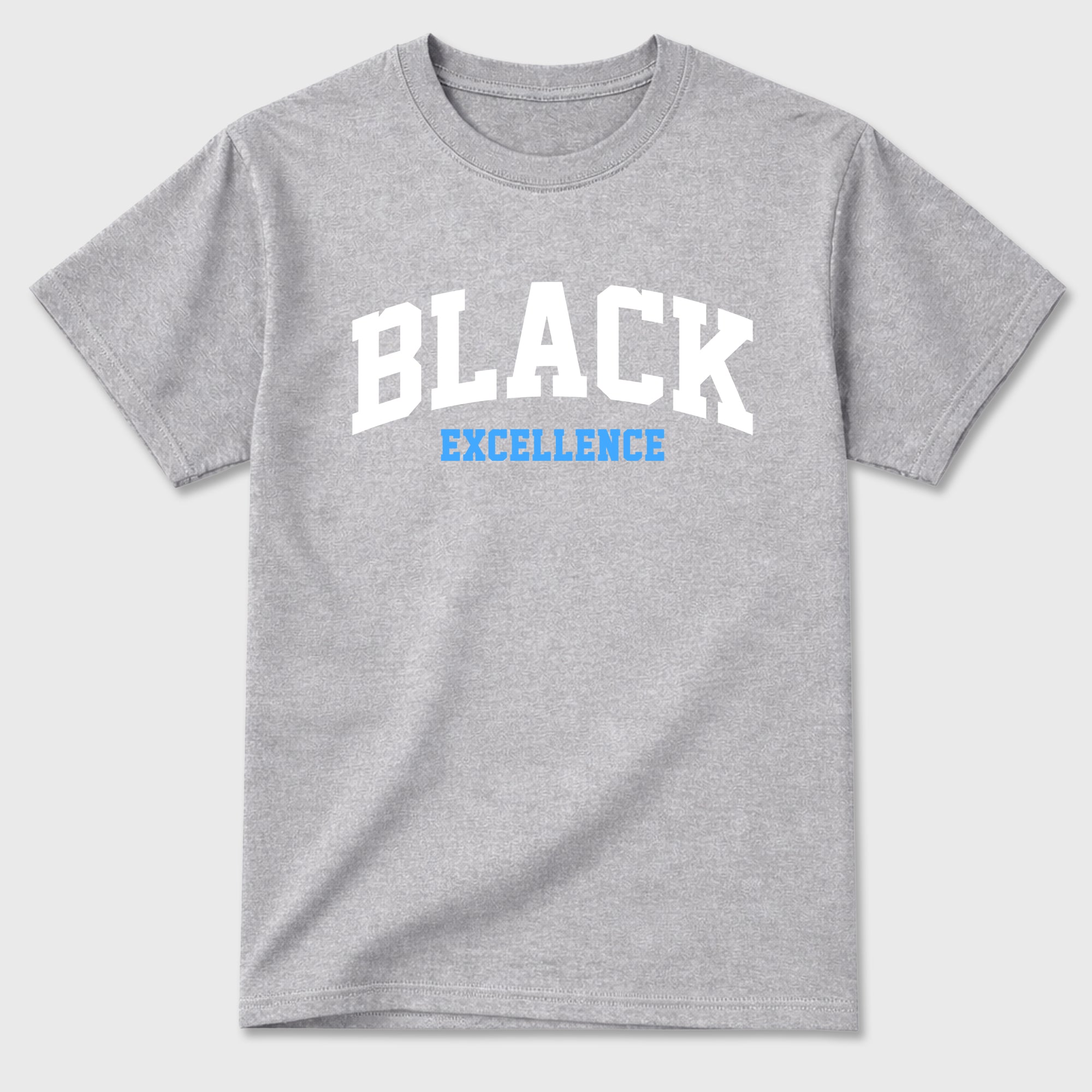 Sneaker match tees – Sneaker Tees To Match Air Jordan 11 University Blue Shoes – Varsity Black Excellence Tee Heather Grey 2
