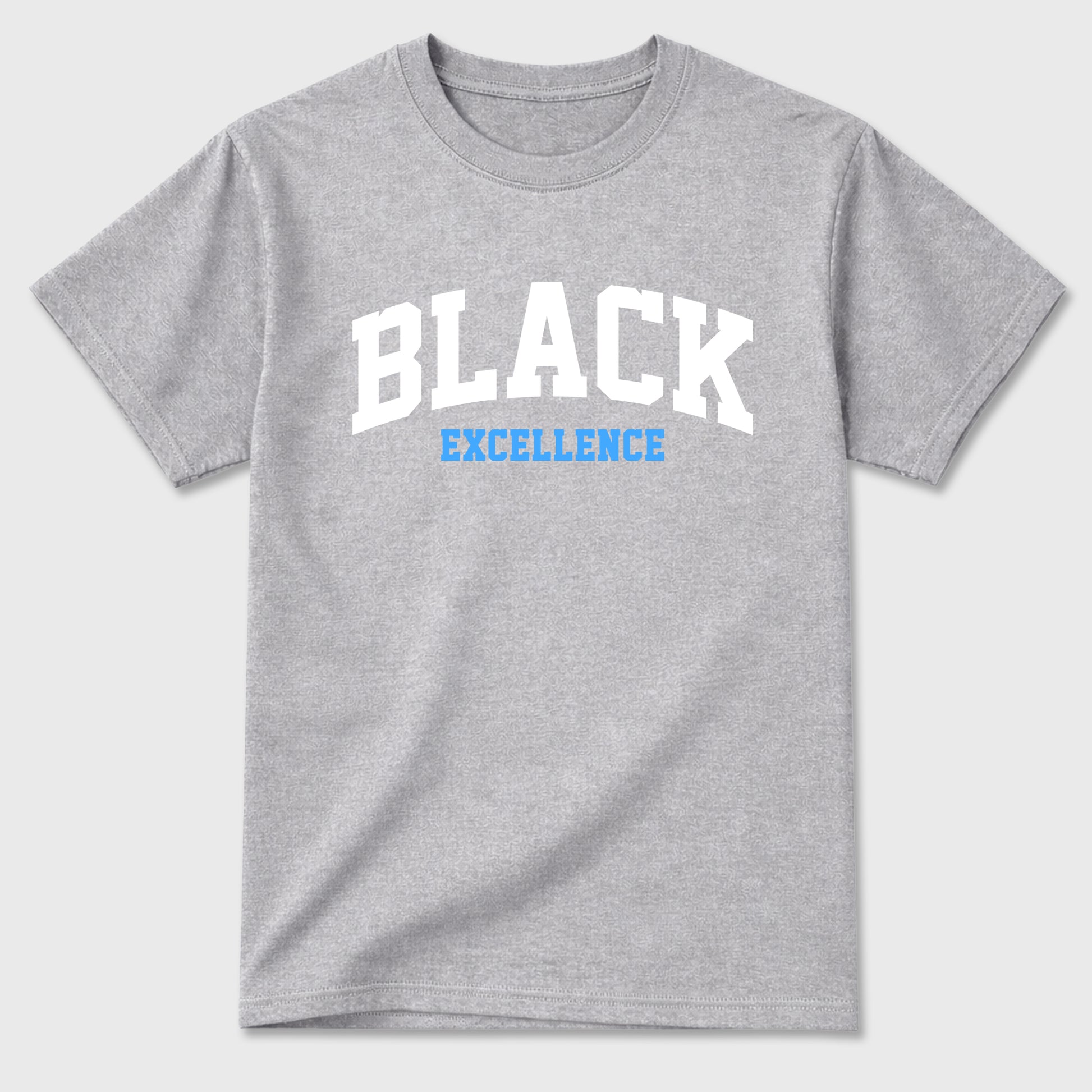 Sneaker match tees – Sneaker Tees To Match Air Jordan 11 University Blue Shoes – Varsity Black Excellence Tee Heather Grey 2