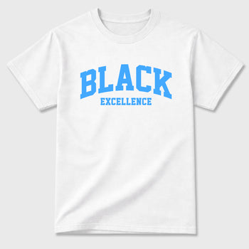 Sneaker match tees – Sneaker Tees To Match Air Jordan 11 University Blue Shoes – Varsity Black Excellence Tee White 2
