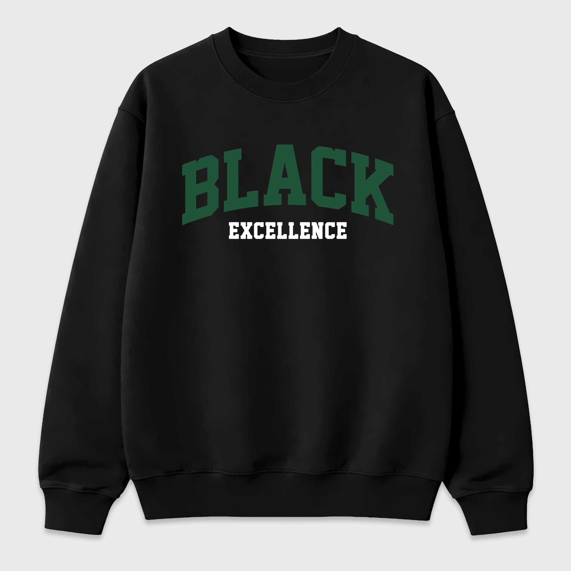 Varsity Black Excellence Graphic T-Shirt featuring original streetwear artwork designed to match the Air Jordan 12 Summit Green. Black 2 Graphic Tee.
