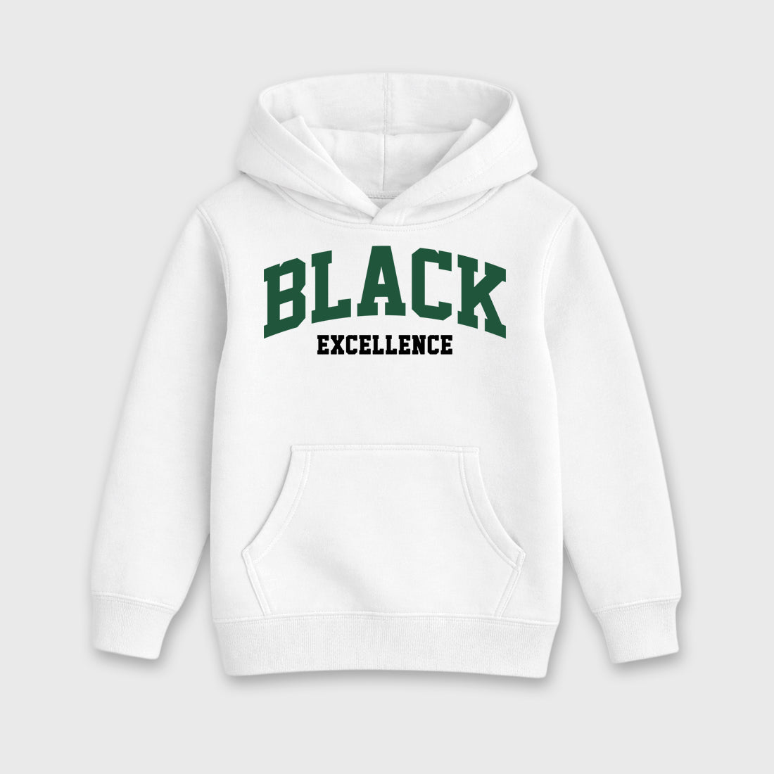 Varsity Black Excellence Baby & Kids Graphic Hoodie featuring original artwork designed to match the Air Jordan 12 Summit Green. White 2 Kids Graphic Sweater.