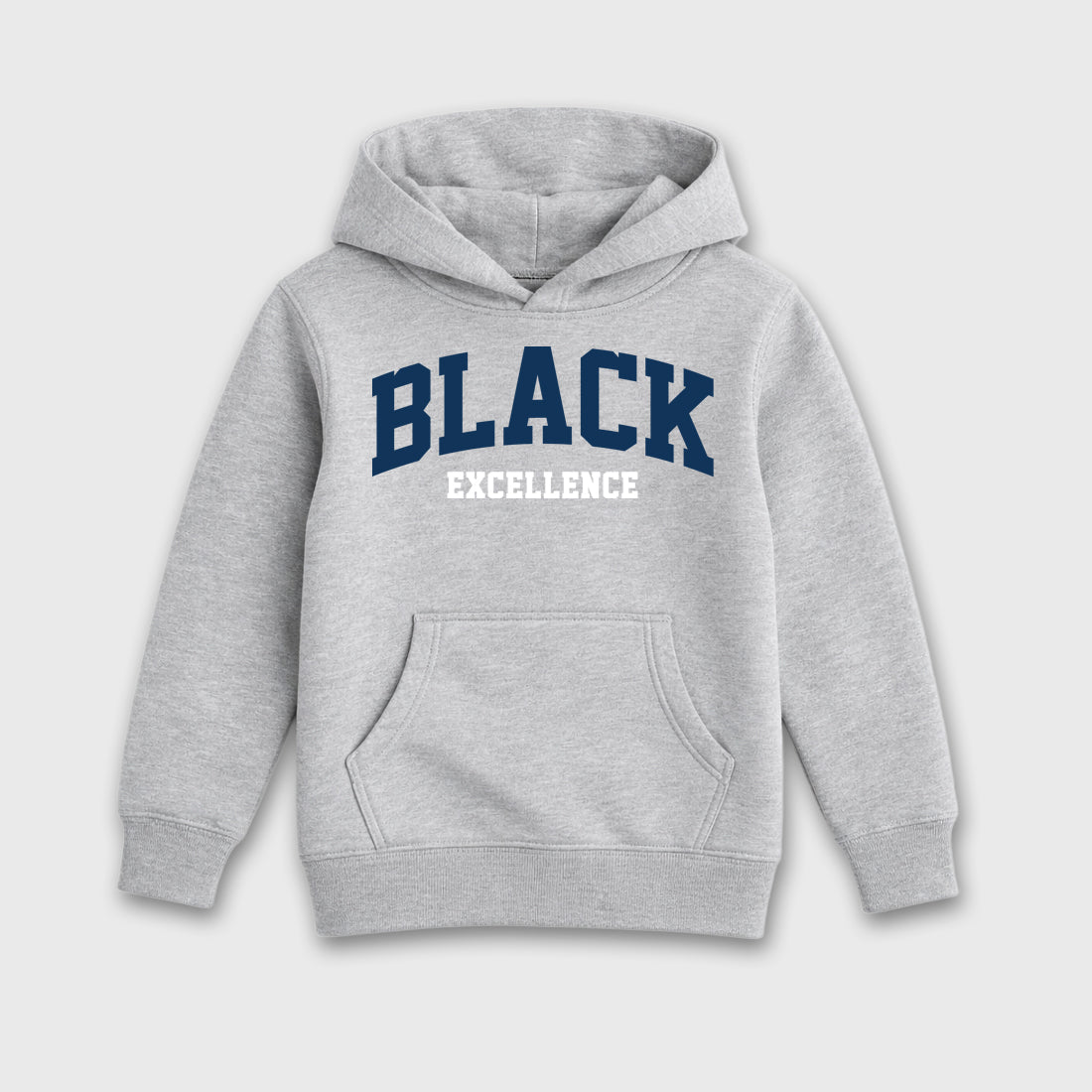 Varsity Black Excellence Baby & Kids Graphic Hoodie featuring original artwork designed to match the Air Jordan 13 Flint. Heather Grey 2 Kids Graphic Sweater.