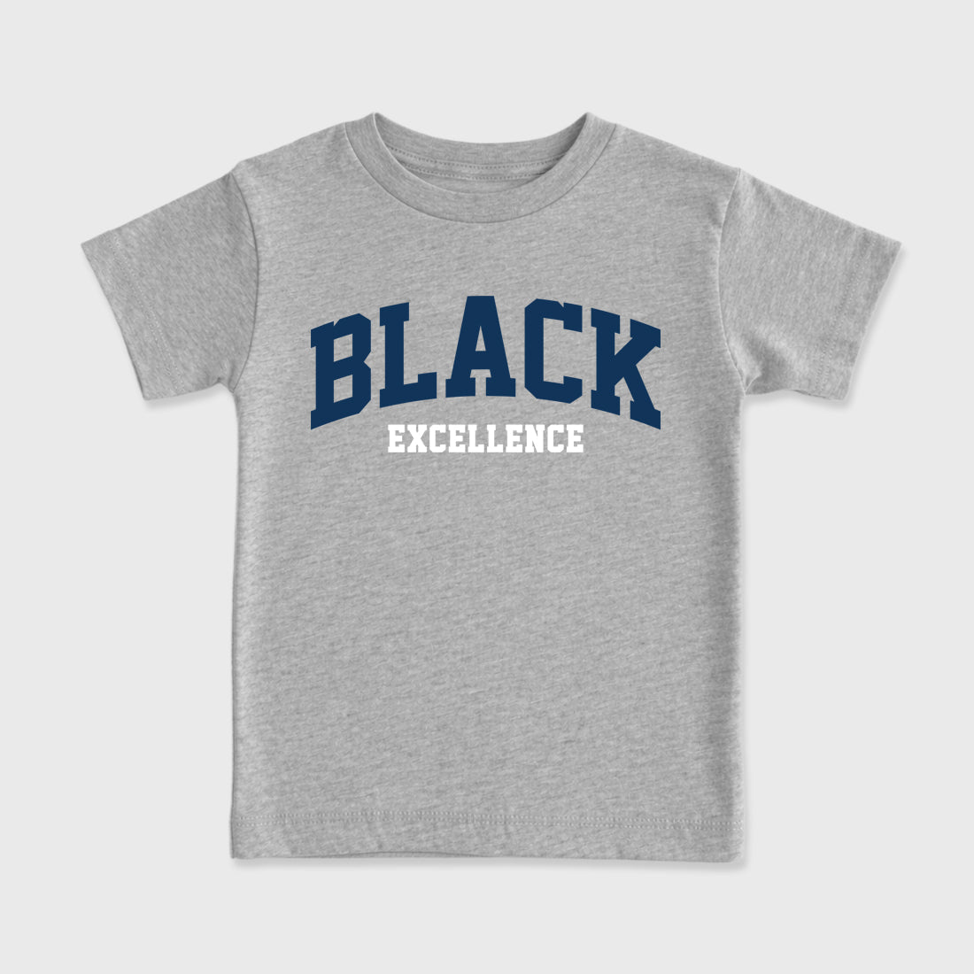 Varsity Black Excellence Baby & Kids Graphic T-Shirt featuring original artwork designed to match the Air Jordan 13 Flint. Heather Grey 2 Kids Graphic Tee.