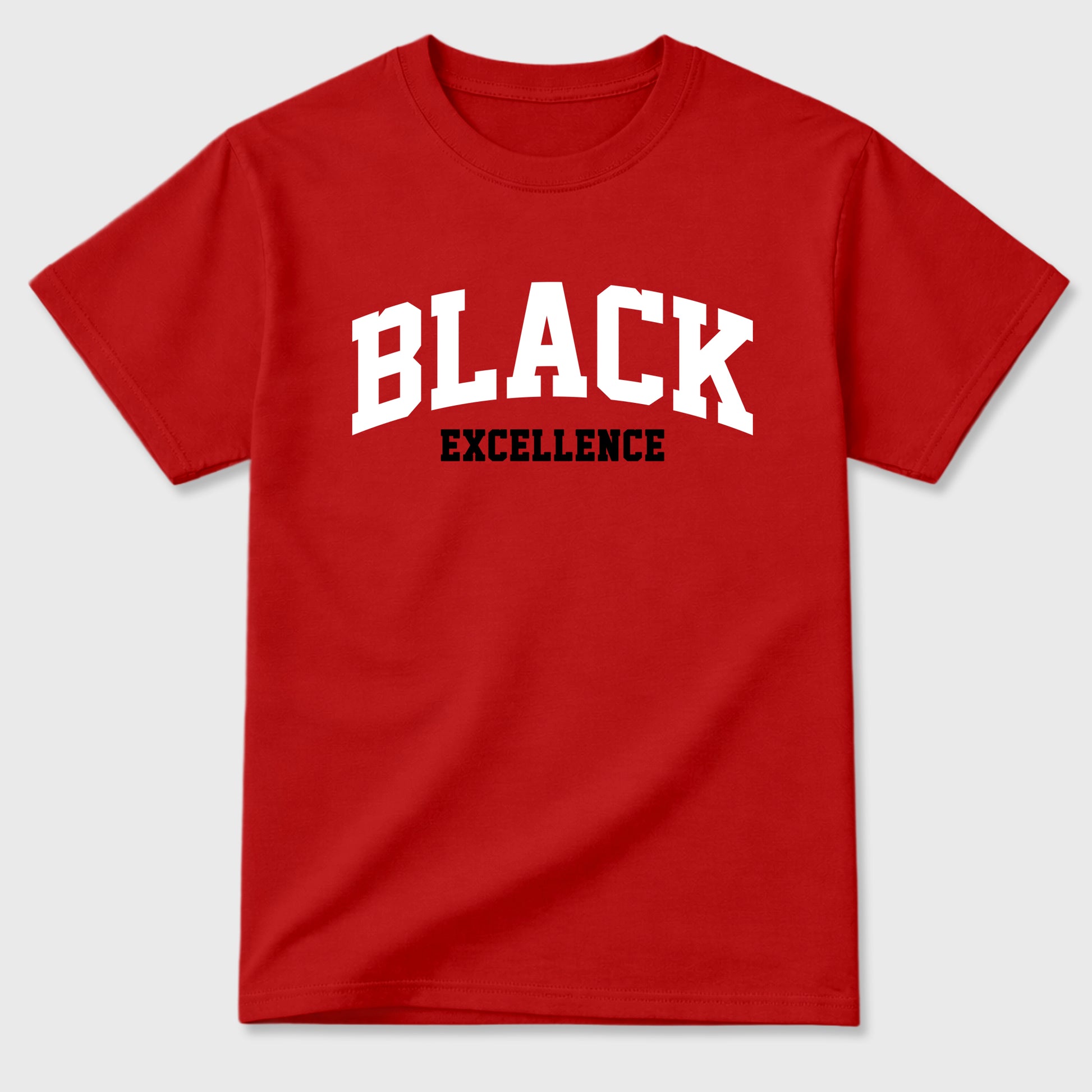 Sneaker match tees – Sneaker Tees To Match Air Jordan 13 University Red Shoes – Varsity Black Excellence Tee Red 2