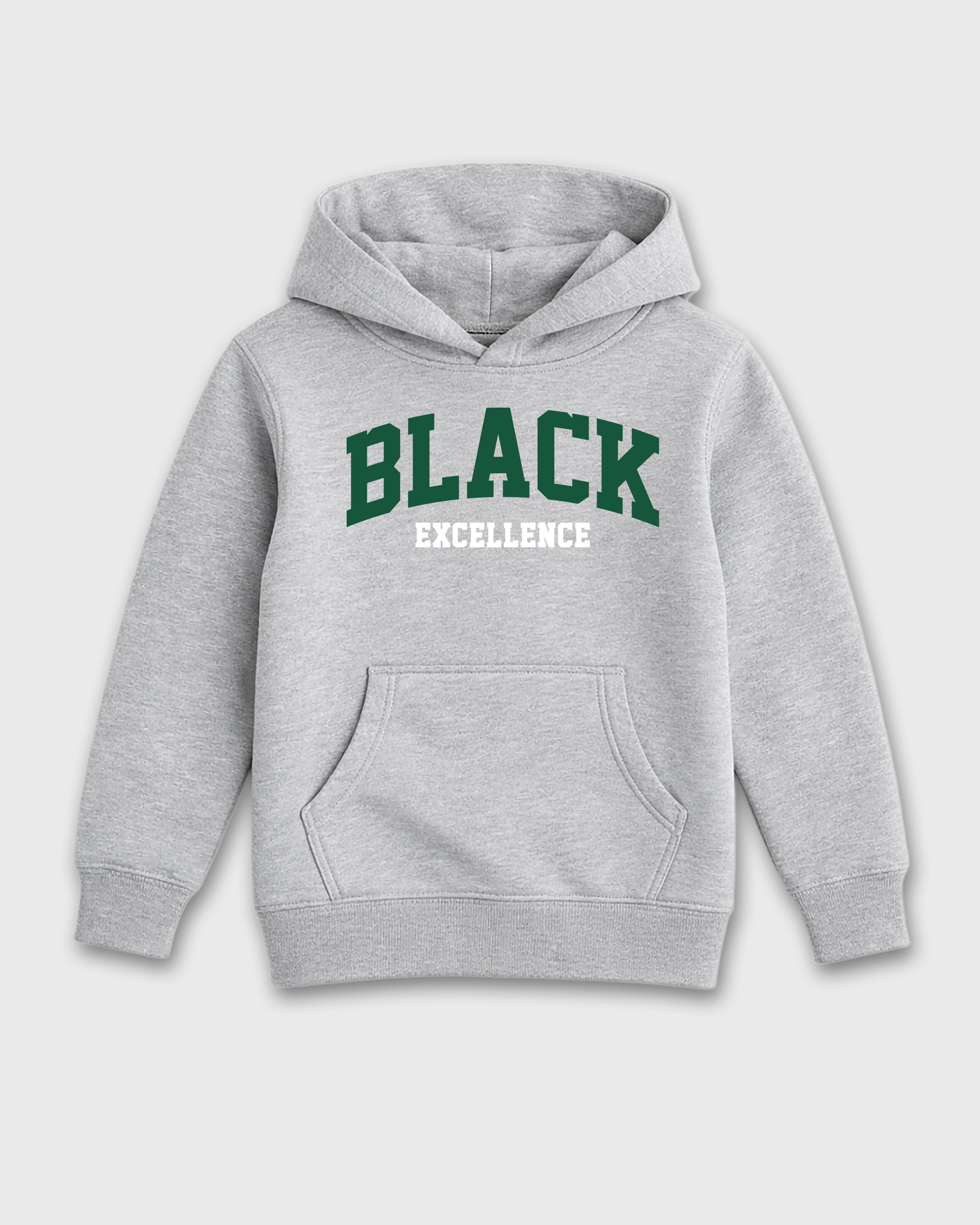 Varsity Black Excellence Baby & Kids Graphic Hoodie featuring original artwork designed to match the Air Jordan 14 Forest Green. Heather Grey 2 Kids Graphic Sweater.